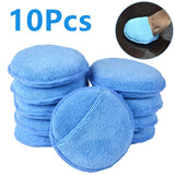 Microfiber Wax Towel - 10 Pcs Microfiber Ultra-Soft Polishing Wax Towel