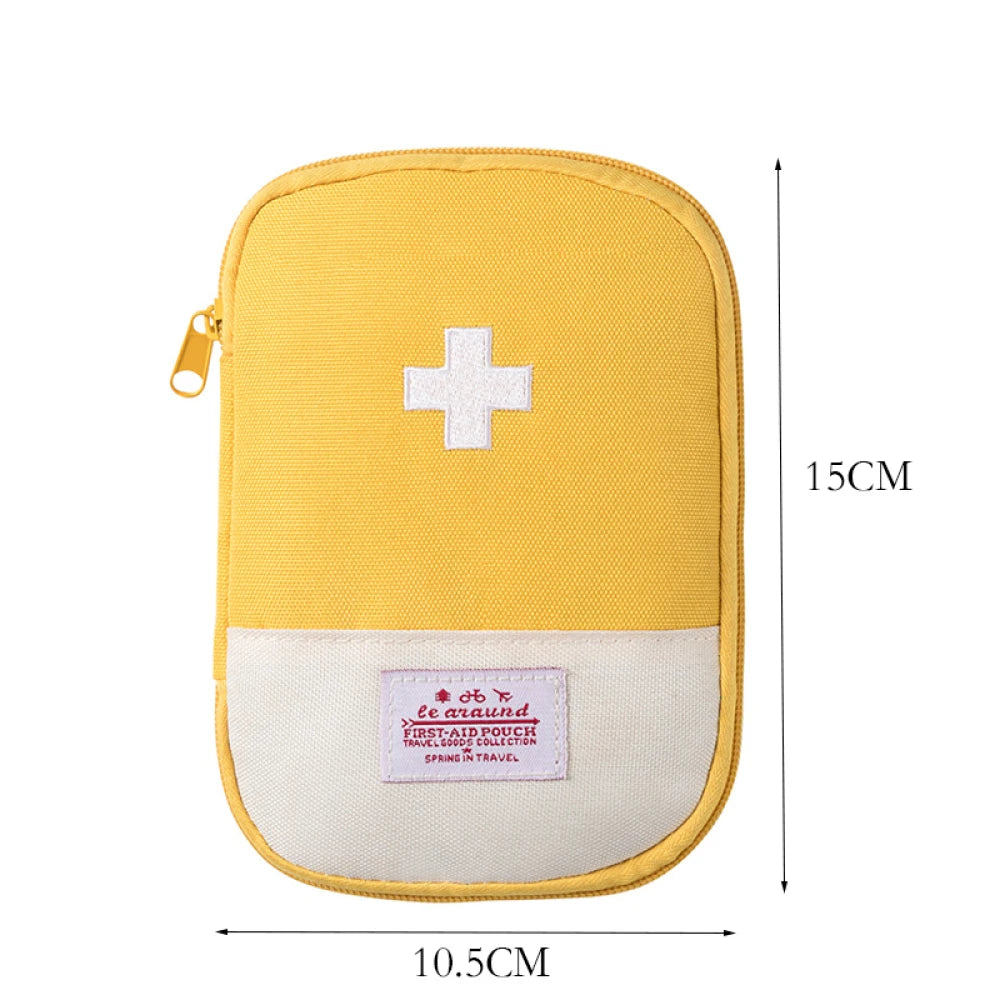 Portable First Aid Emergency Medicine Organizer