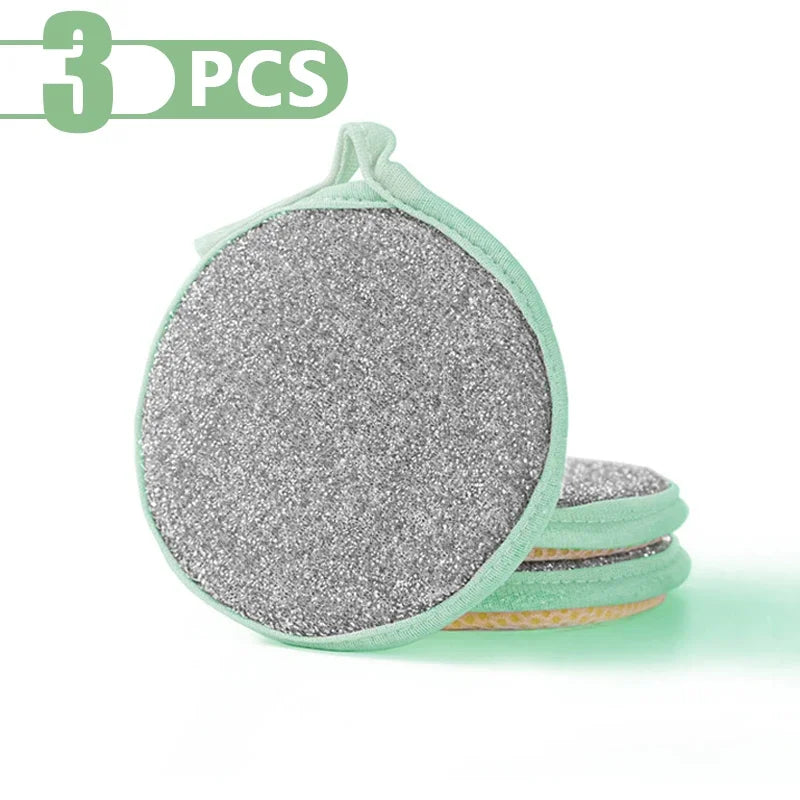 Dishwashing Sponge - Reusable Washable Sponges Double Side Magic Sponge