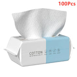 Disposable facial towels - Extra Thick Disposable Facial Towels - Gentle and Absorbent Cotton Makeup Remover Wipes