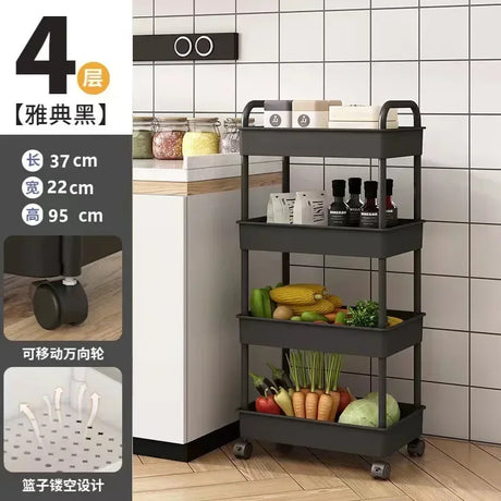 Multi-Layer Trolley Storage Rack