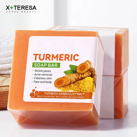 Hand-Made Turmeric Soap for Body Brightening