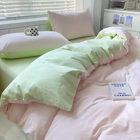 Solid Color Double Duvet Cover