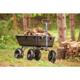 Folding Cart Poly Yard - Heavy-Duty Convertible Dump Cart