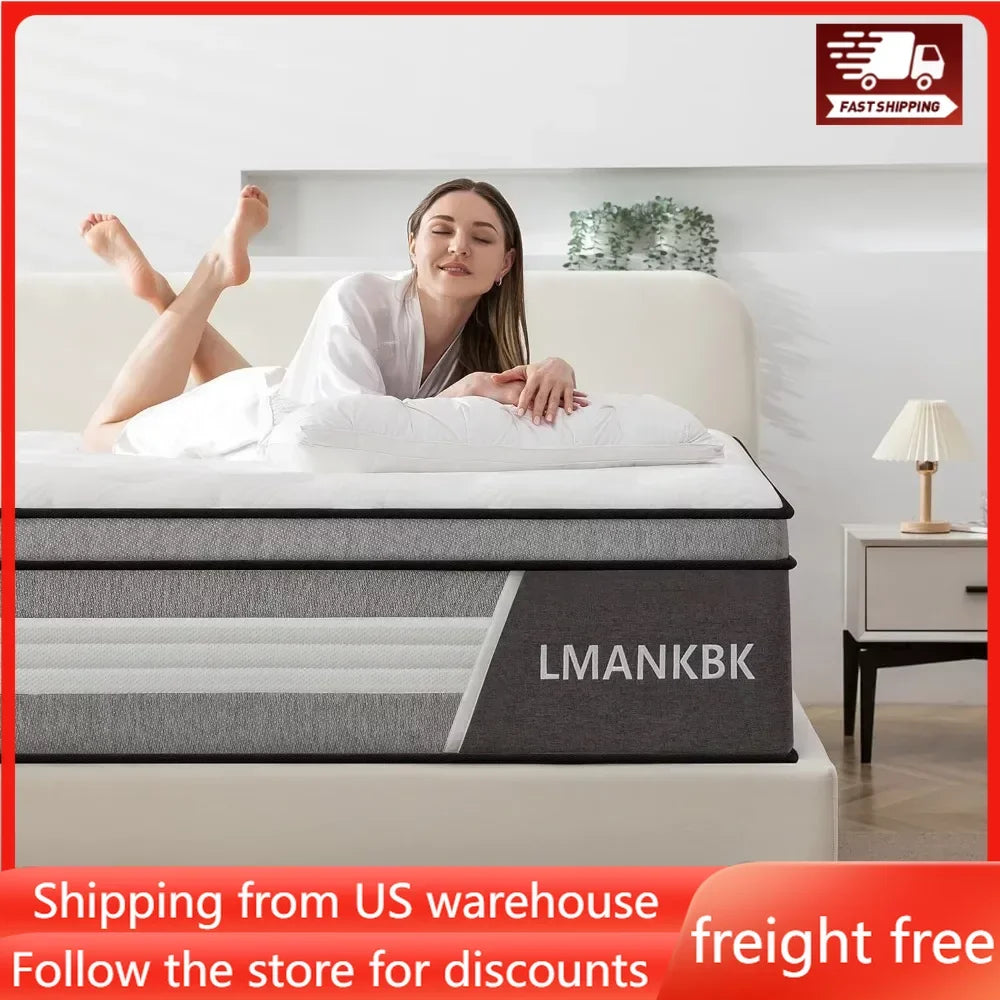 14 Inch King Mattress, 14 Inch Hybrid Mattress