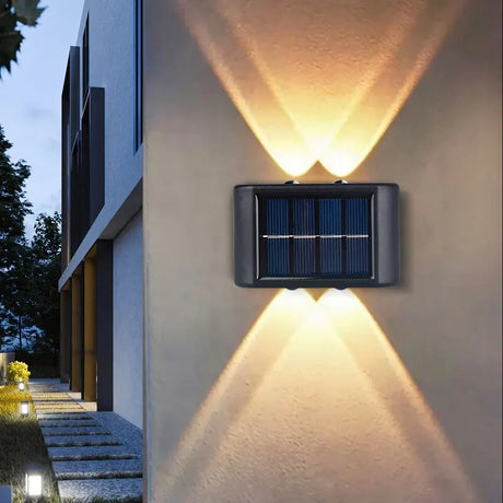 Solar Waterproof Wall Light - 4LED Beads Up and Down Lights