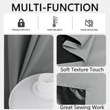 Solid Color Blackout Curtains - Full shading and sun protection curtains