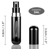 3PCS 5ml Portable Mini Refillable Perfume Bottle