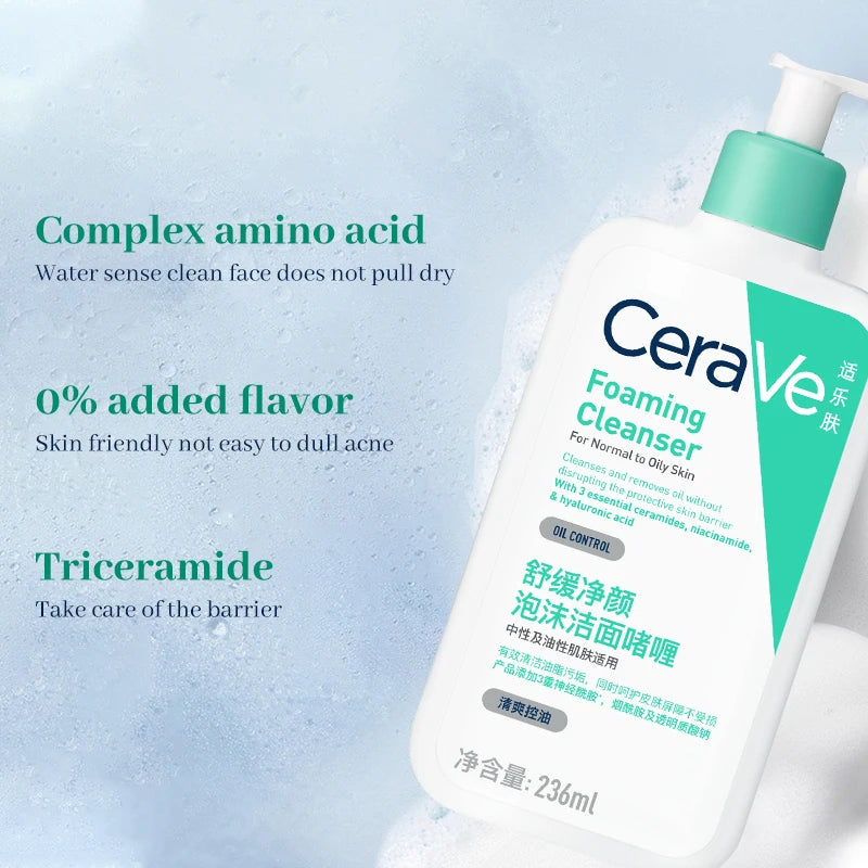 CeraVe Soothing Foaming Cleanser for Oily Skin