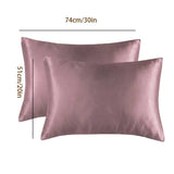 Solid Color Soft Pillowcase Cover - Bedding Pillow Cover