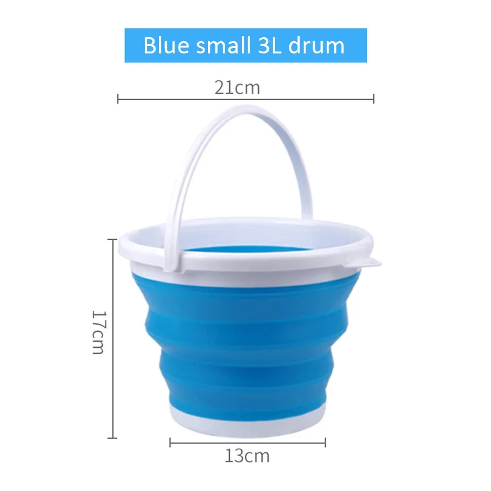 Portable folding bucket - 5/10L Portable Folding Bucket for Washing Outdoor