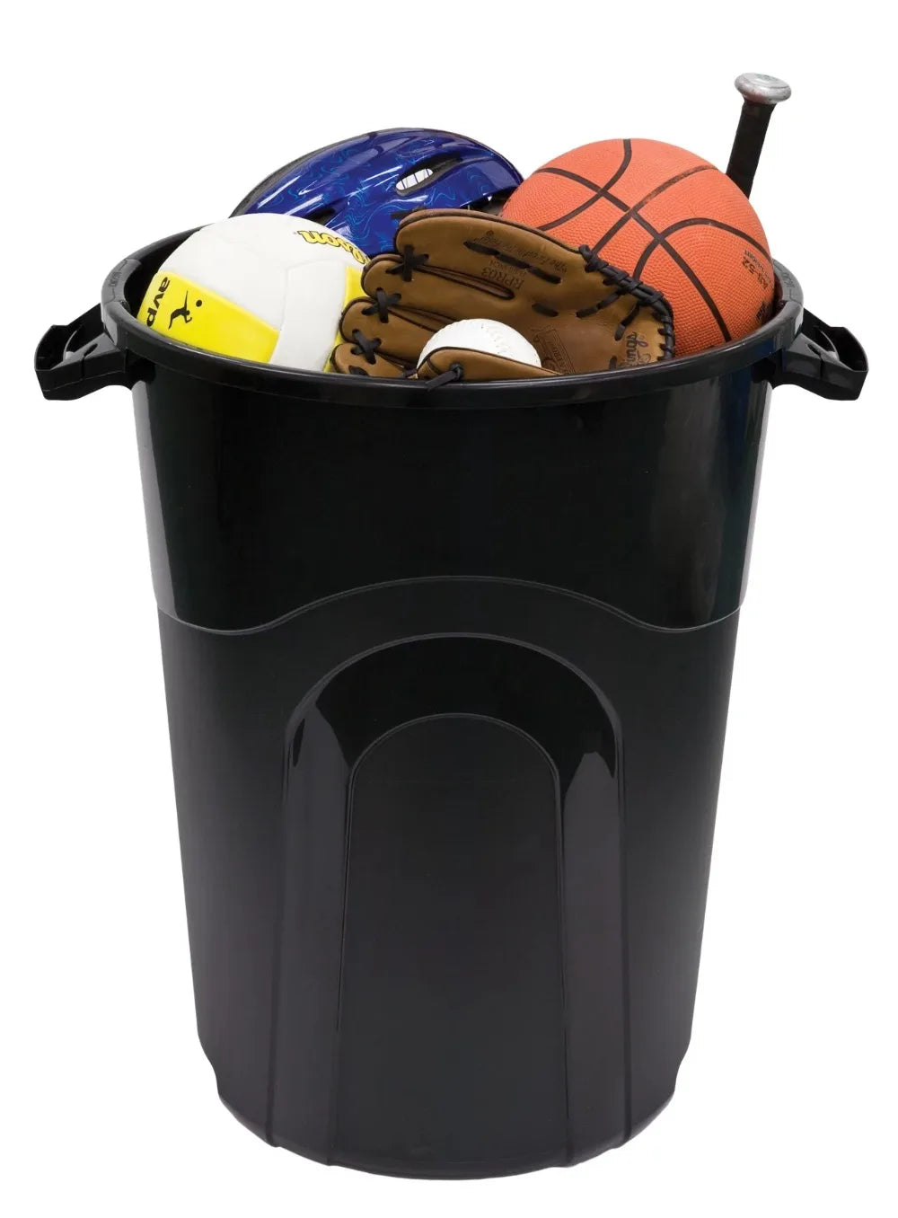 Heavy Duty 32-Gallon Plastic Garbage Can