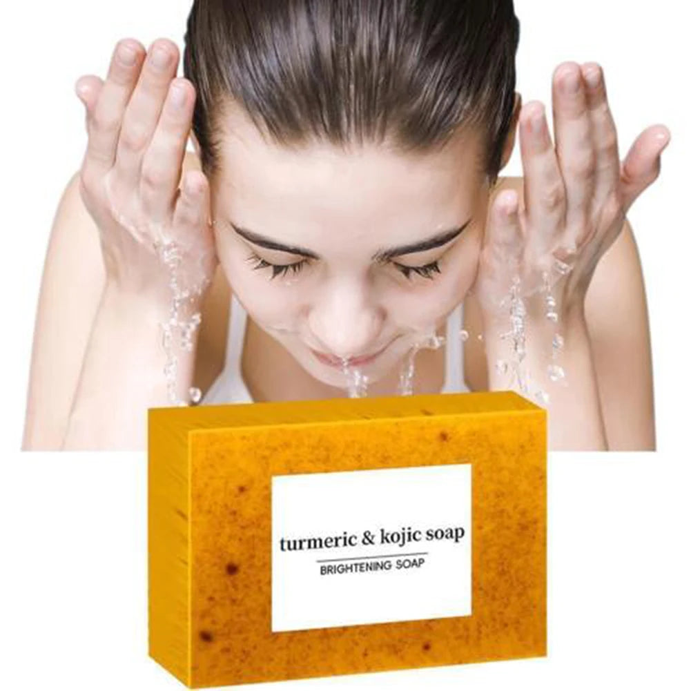 Turmeric Kojic Glow-Skin Brightening Soaps - Exfoliates Skin Soaps