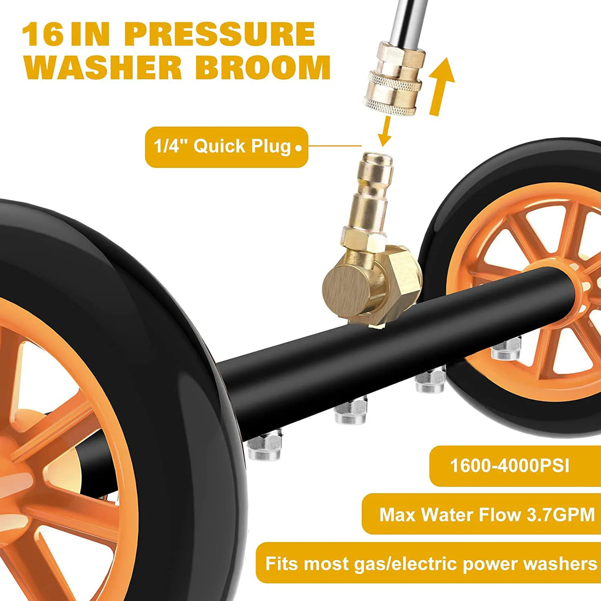 Undercarriage pressure washer 16" Pressure Washer Undercarriage Surface