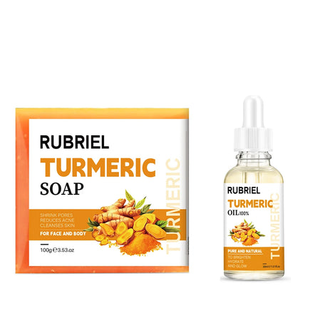 Original Turmeric Soap For Dark Spot - Skin Whitening Facial Body Hand Make Soap Bar 100g