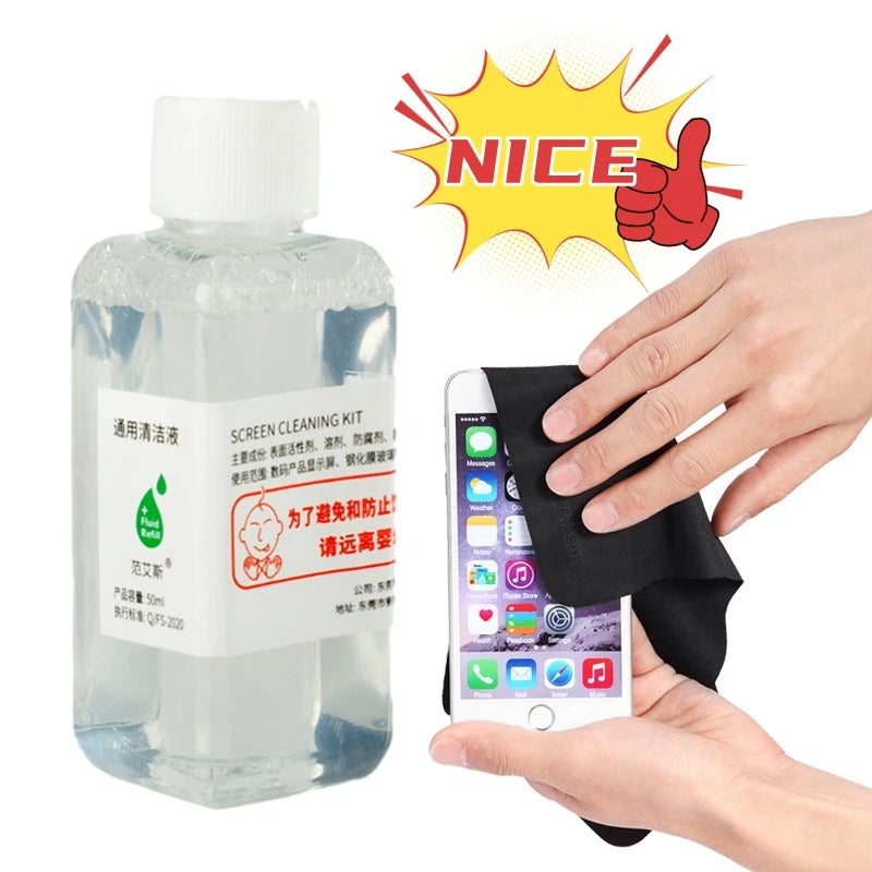 50ml Screen Cleaning Liquid 50ml Universal Screen Cleaning Liquid