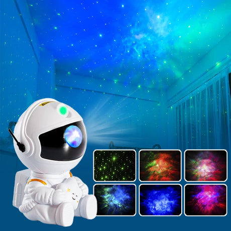 Galaxy Star Projector - LED Night Light Starry Sky Astronaut Porjectors Lamp