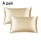 Solid Color Soft Pillowcase Cover - Bedding Pillow Cover