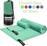 1 PC Sports Microfiber Quick Dry Pocket Towel