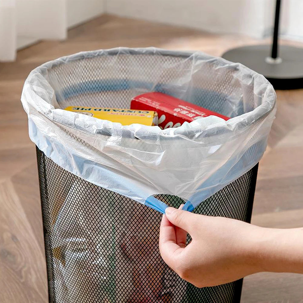 Drawstring garbage bags - 5/10 Rolls 75/150Pcs Drawstring Garbage Bag