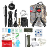 Survival First Aid Kit - Survival Full Set Molle Outdoor Gear Emergency Kits