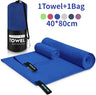 1 PC Sports Microfiber Quick Dry Pocket Towel