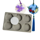 Round Silicone Aromatherapy Wax Molds