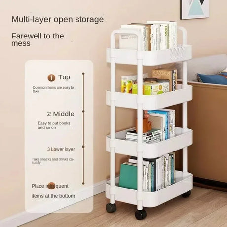 Multi-Layer Trolley Storage Rack