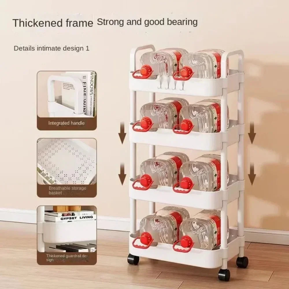 Multi-Layer Trolley Storage Rack