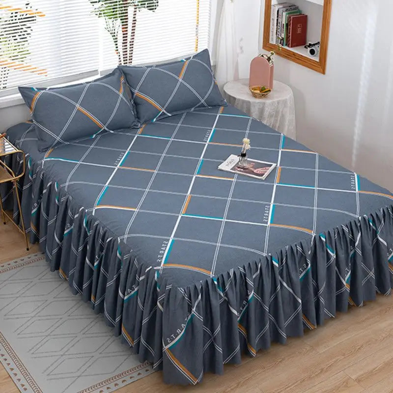 Cotton bedspread - Bedding Set Home Textile Cotton Bedspread Elastic Fitted Mattress Cover