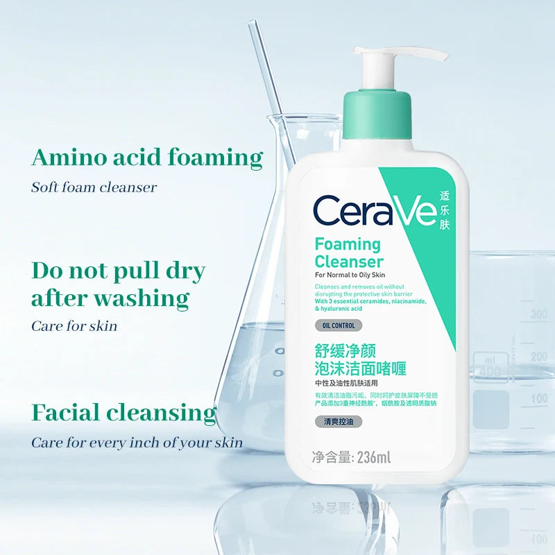 CeraVe Soothing Foaming Cleanser for Oily Skin