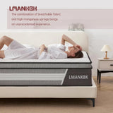 12 Inch Innerspring Hybrid Mattress in a Box with Gel Memory Foam