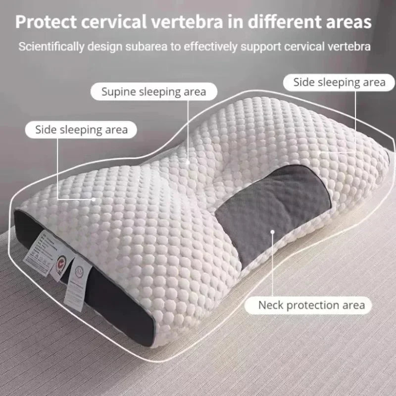 Non-deformable and Non-Collapsing Neck Orthopedic Pillow