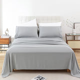 Battilo Double Bed Sheet Set - 4Pieces Bedding Set with Pillowscase