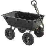 Folding Cart Poly Yard - Heavy-Duty Convertible Dump Cart