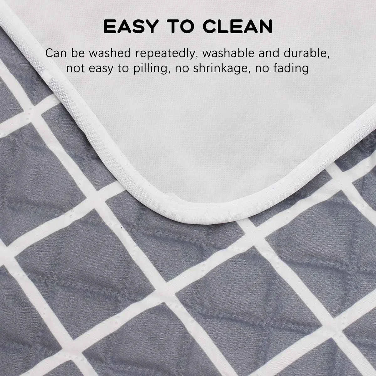 Washable Incontinence Bed Pad - Reusable Changing Pad Sheet Urine Mat Mattress Protector