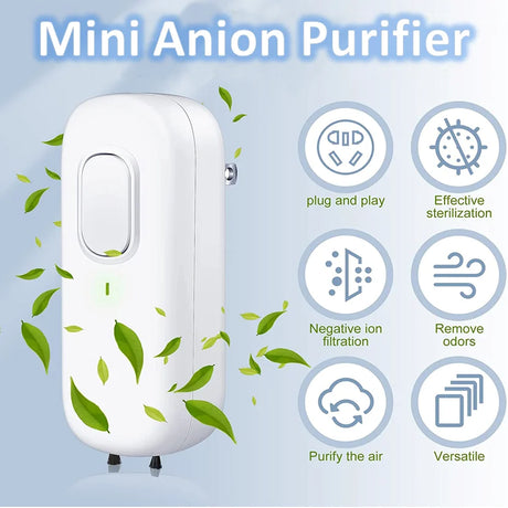 Mini Plug-In Air Purifier for Odor Control