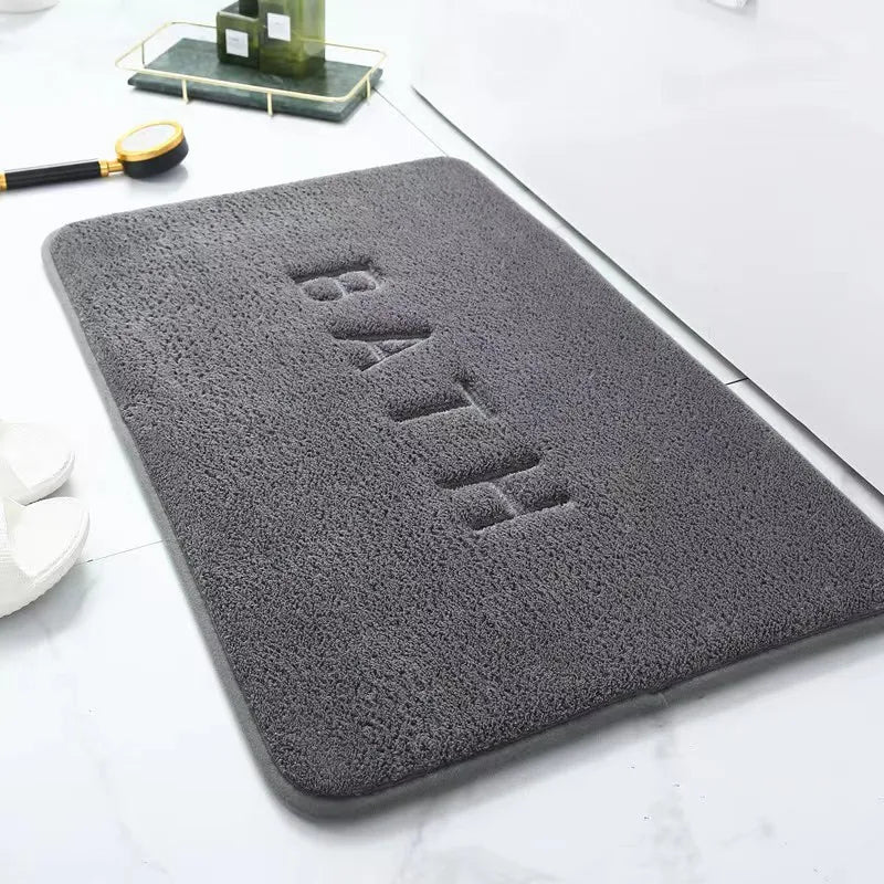 Anti Slip Memory Foam Mat - Coral Fleece Super Absorbent Floor Mat