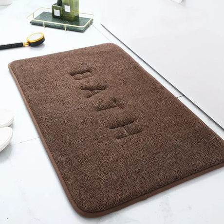 Anti Slip Memory Foam Mat - Coral Fleece Super Absorbent Floor Mat