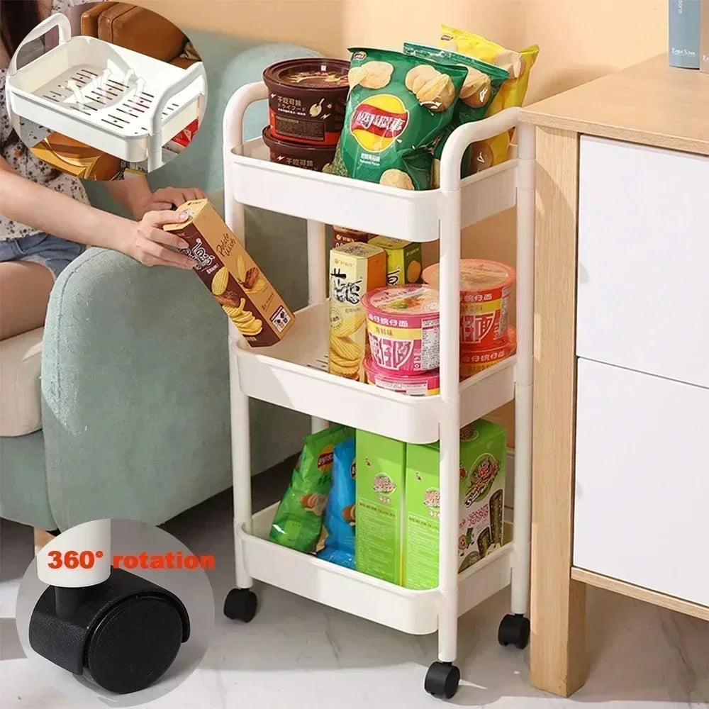 Multi-layer Storage Rack - Hot Household Multi-layer Small Cart