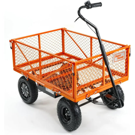 Wheels Camping Trolley Cart - 5.7 Cubic Ft Utility Wagon Convertible Garden Cart