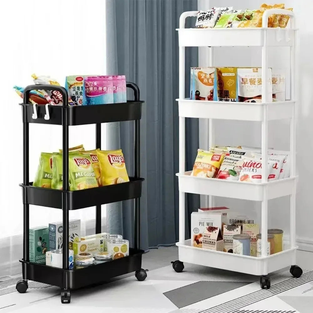 Mobile Kitchen Organizer with Wheels