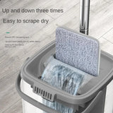 Thickened Wet & Dry Flat Mop with Bucket