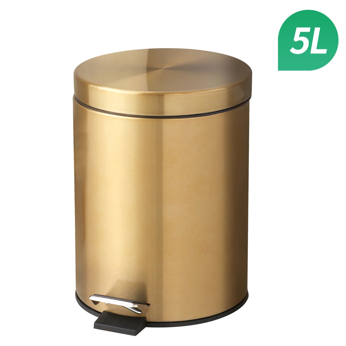 5L Stainless Steel Waterproof Trash Bin