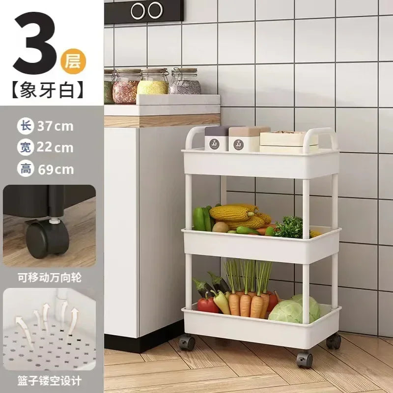 Multi-Layer Trolley Storage Rack