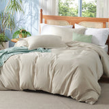 Bedsure Duvet Cover - Polyester & Rayon Derived from Bamboo Cooling Duvet Cover Set