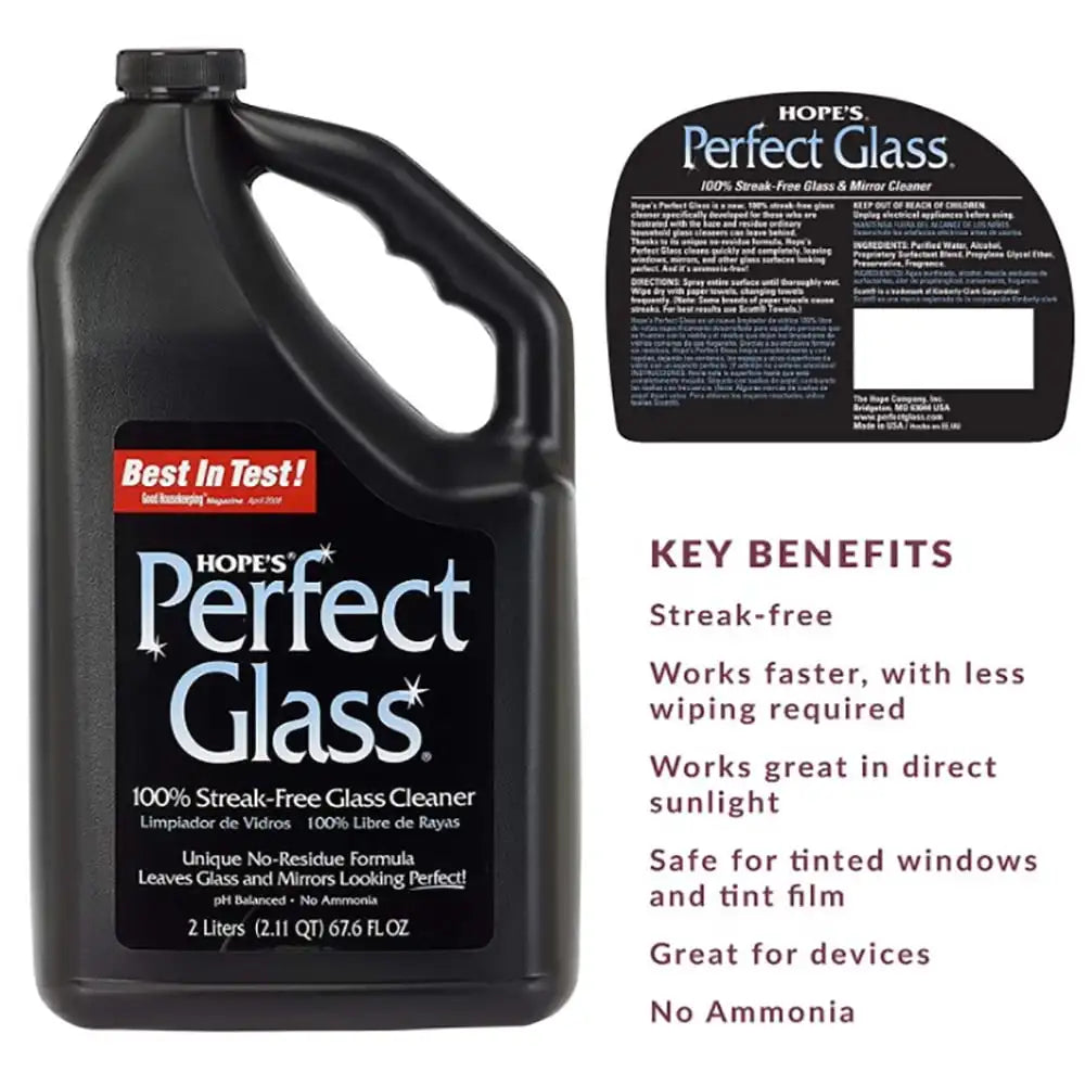 Perfect Glass Cleaner Refill 67.6 Oz Hope for The Perfect Glass Cleaner Fill Stripless Glass Cleaner Is Also Ammonia-free