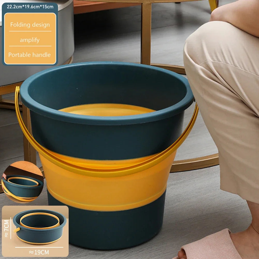 Portable folding bucket - 5/10L Portable Folding Bucket for Washing Outdoor