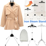 Steamer Stand with Hand-held Ironing Board - Telescopic Garment Steamer Rack