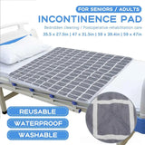 Washable Incontinence Bed Pad - Reusable Changing Pad Sheet Urine Mat Mattress Protector